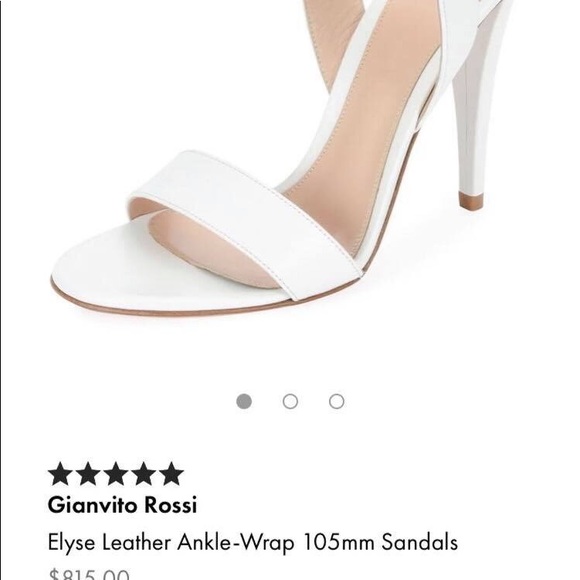 Gianvito Rossi Elyse ankle-wrap heels sandals - Picture 1 of 8